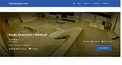 Desktop Screenshot of borasskatehall.se